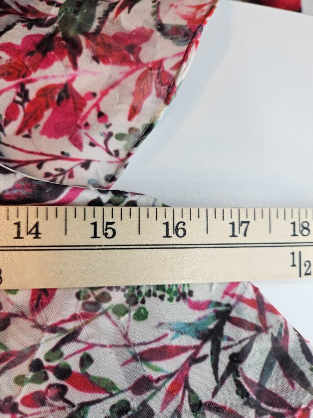 Belle Badgley Mischka Alex Floral Shift Dress Women's Size 2 Ruffle Preppy Party - Picture 13 of 15